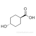 Cicloesanecarbossilicoacido, 4 idrossi-, trans- CAS 3685-26-5